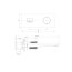 Omnires Contour Bateria umywalkowa podtynkowa antracyt CT8015AT - zdjęcie 2