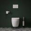 Omnires Eco Flush Set Zestaw Stelaż do WC StrongFrame z Eco spłukiwaniem + przycisk WC Minimal biały mat STFWCECO1M-RWM - zdjęcie 4