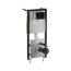 Omnires Eco Flush Set Zestaw Stelaż WC StrongFrame z Eco spłukiwaniem + przycisk WC Steel-R45 czarny mat STFWCECO1R45-RBLM - zdjęcie 1