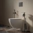 Omnires Eco Flush Set Zestaw Stelaż WC StrongFrame z Eco spłukiwaniem + przycisk WC Steel-R45 grafit szczotkowany STFWCECO1R45-RGR - zdjęcie 5