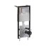 Omnires Eco Flush Set Zestaw Stelaż WC StrongFrame z Eco spłukiwaniem + przycisk WC Steel-R45 nikiel szczotkowany STFWCECO1R45-RNI - zdjęcie 1