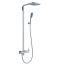 Omnires Hudson Zestaw prysznicowy natynkowy termostatyczny z deszczownicą 115 cm chrom HS4144/6CR - zdjęcie 1