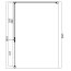 Omnires Manhattan Drzwi uchylne 120x195 cm profile czarny mat/szkło przezroczyste ADC12X-ABLTR - zdjęcie 2