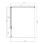 Omnires Manhattan Kabina prostokątna 100x80x195 cm profile czarny mat szkło transparentne MH1080BLTR - zdjęcie 3