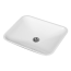 Omnires Marble+ Corsica Umywalka nablatowa 50x40x9,2 cm, biała CORSICA - zdjęcie 1