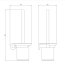 Omnires Modern Project Szczotka WC biały mat MP60620WM - zdjęcie 2