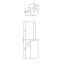Omnires Modern Project Szczotka WC ścienna czarna MP60621BL - zdjęcie 3