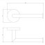 Omnires Modern Project Uchwyt na papier miedź połysk MP60510CP - zdjęcie 2