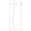 Omnires Modern Project Wieszak na ręcznik 40 cm biały mat MP60214WM - zdjęcie 2