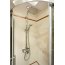 Omnires Murray Zestaw prysznicowy natynkowa z deszczownicą 142,5 cm chrom MU6144 - zdjęcie 2