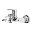 Omnires Norman Bateria wannowa ścienna chrom NR7630CR - zdjęcie 1