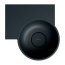 Omnires Ovo M+ Umywalka nablatowa lub wisząca 34,5x33,5 cm lewa black lava mat OVO335UWLBLV - zdjęcie 2