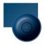 Omnires Ovo M+ Umywalka nablatowa lub wisząca 34,5x33,5 cm lewa midnight blue mat OVO335UWLMB - zdjęcie 2