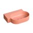 Omnires Ovo M+ Umywalka nablatowa lub wisząca 55,5x38,5 cm lewa coral mat OVO555UWLCO - zdjęcie 1