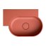 Omnires Ovo M+ Umywalka nablatowa lub wisząca 55,5x38,5 cm lewa terracotta mat OVO555UWLTE - zdjęcie 2