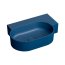 Omnires Ovo M+ Umywalka nablatowa lub wisząca 55,5x38,5 cm prawa midnight blue mat OVO555UWPMB - zdjęcie 1