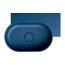 Omnires Ovo M+ Umywalka nablatowa lub wisząca 55,5x38,5 cm prawa midnight blue mat OVO555UWPMB - zdjęcie 2