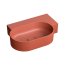 Omnires Ovo M+ Umywalka nablatowa lub wisząca 55,5x38,5 cm prawa terracotta mat OVO555UWPTE - zdjęcie 1