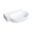 Omnires Ovo M+ Umywalka nablatowa lub wisząca 64,5x44,5 cm lewa biały OVO645UWLBP - zdjęcie 1