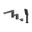 Omnires Parma Bateria nawannowa 4 otworowa grafit PM7432GR - zdjęcie 1