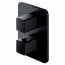 Omnires Parma Bateria wannowo-prysznicowa podtynkowa termostatyczna 2-drożna czarny mat PM7436BL - zdjęcie 1
