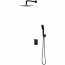 Omnires Parma Zestaw prysznicowy podtynkowy termostatyczny z deszczownicą czarny mat SYSPM11BL - zdjęcie 1