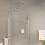Omnires Parma Zestaw prysznicowy podtynkowy z deszczownicą chrom/biały SYSPM16ACRB - zdjęcie 3