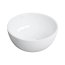 Omnires Shell M+ Umywalka nablatowa 35 cm biała SHELL350UNBP - zdjęcie 1