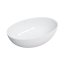 Omnires Shell M+ Umywalka nablatowa 50x32 cm biała SHELL500UNBP - zdjęcie 1