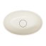 Omnires Shell M+ Umywalka nablatowa 50x32 cm white sand mat SHELL500UNWS - zdjęcie 4