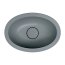 Omnires Shell M+ Umywalka podblatowa lub wpuszczana 44x31 cm ash grey mat SHELL380UPAG - zdjęcie 2