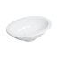 Omnires Shell M+ Umywalka podblatowa lub wpuszczana 44x31 cm biała SHELL380UPBP - zdjęcie 1