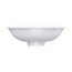Omnires Shell M+ Umywalka podblatowa lub wpuszczana 44x31 cm biała SHELL380UPBP - zdjęcie 4