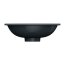 Omnires Shell M+ Umywalka podblatowa lub wpuszczana 44x31 cm black lava mat SHELL380UPBLV - zdjęcie 4
