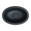 Omnires Shell M+ Umywalka podblatowa lub wpuszczana 44x31 cm black lava mat SHELL380UPBLV - zdjęcie 2
