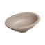 Omnires Shell M+ Umywalka podblatowa lub wpuszczana 44x31 cm dune beige mat SHELL380UPDB - zdjęcie 1