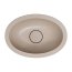 Omnires Shell M+ Umywalka podblatowa lub wpuszczana 44x31 cm dune beige mat SHELL380UPDB - zdjęcie 2