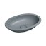 Omnires Shell M+ Umywalka podblatowa lub wpuszczana 54x37 cm ash grey mat SHELL480UPAG - zdjęcie 1