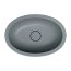 Omnires Shell M+ Umywalka podblatowa lub wpuszczana 54x37 cm ash grey mat SHELL480UPAG - zdjęcie 2