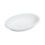 Omnires Shell M+ Umywalka podblatowa lub wpuszczana 54x37 cm biały SHELL480UPBP - zdjęcie 1