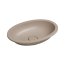 Omnires Shell M+ Umywalka podblatowa lub wpuszczana 54x37 cm dune beige mat SHELL480UPDB - zdjęcie 1