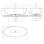 Omnires Shell M+ Wanna wolnostojąca 175x78 cm white sand mat SHELL175WWWS - zdjęcie 3