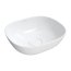 Omnires Silk Marble+ Umywalka nablatowa 40x35 cm biały połysk SILK400BP - zdjęcie 1