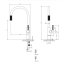 Omnires Switch Bateria kuchenna wysoka do filtra wody chrom SW9057CR - zdjęcie 3