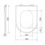 Omnires Tampa Zestaw Toaleta WC 52x36 cm bez kołnierza + deska wolnoopadająca + stelaż + przycisk WC biały połysk/chrom TAMPASETBPCR - zdjęcie 5