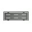 Omnires Uni koszyk prysznicowy 30x11 cm grafit UN10335GR - zdjęcie 2