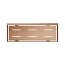 Omnires Uni koszyk prysznicowy 30x11 cm miedź szczotkowana UN10335CPB - zdjęcie 2