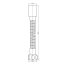 Omnires Wąż prysznicowy 150 cm biały mat 029WM - zdjęcie 2