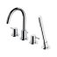 Omnires Y Bateria nawannowa 4 otworowa chrom Y1232CR - zdjęcie 1