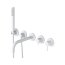 Omnires Y Bateria wannowa podtynkowa 5 otworowa 23 cm biały mat Y1237/1WM - zdjęcie 1